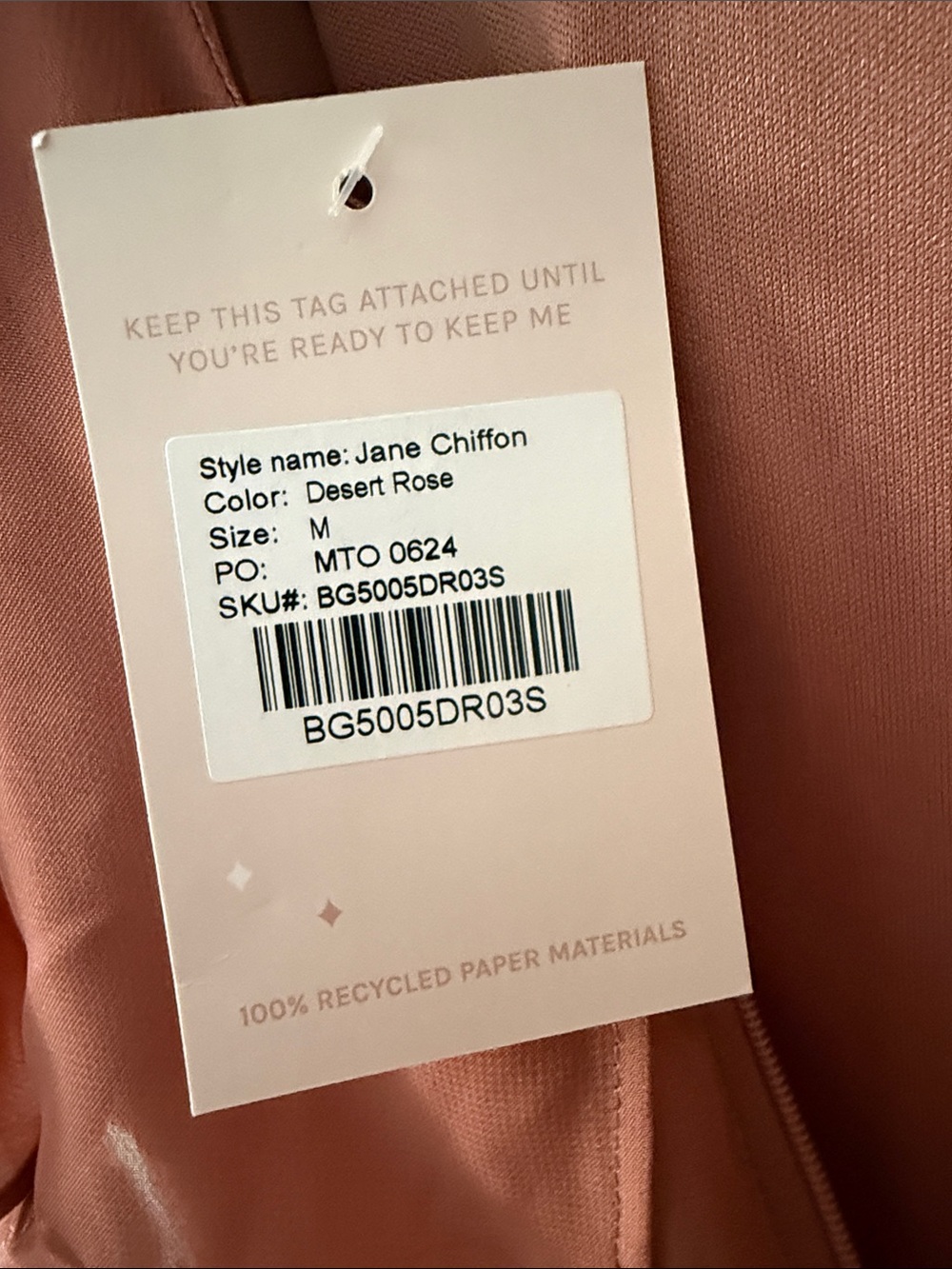 Birdy Grey Dusty Rose Ruffle Maxi Dress - Picture 3 of 3